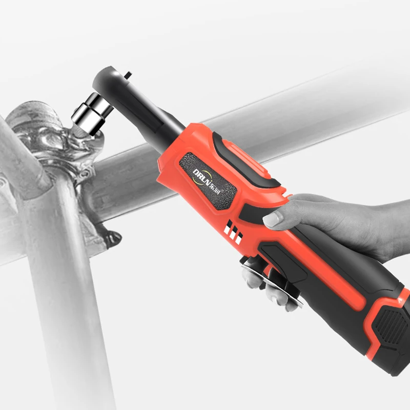 

12V Electric Ratchet Wrench 40NM Torque 3/8 inch Cordless Wrench 1500mAh Rechargeable Battery Standable Power Tools