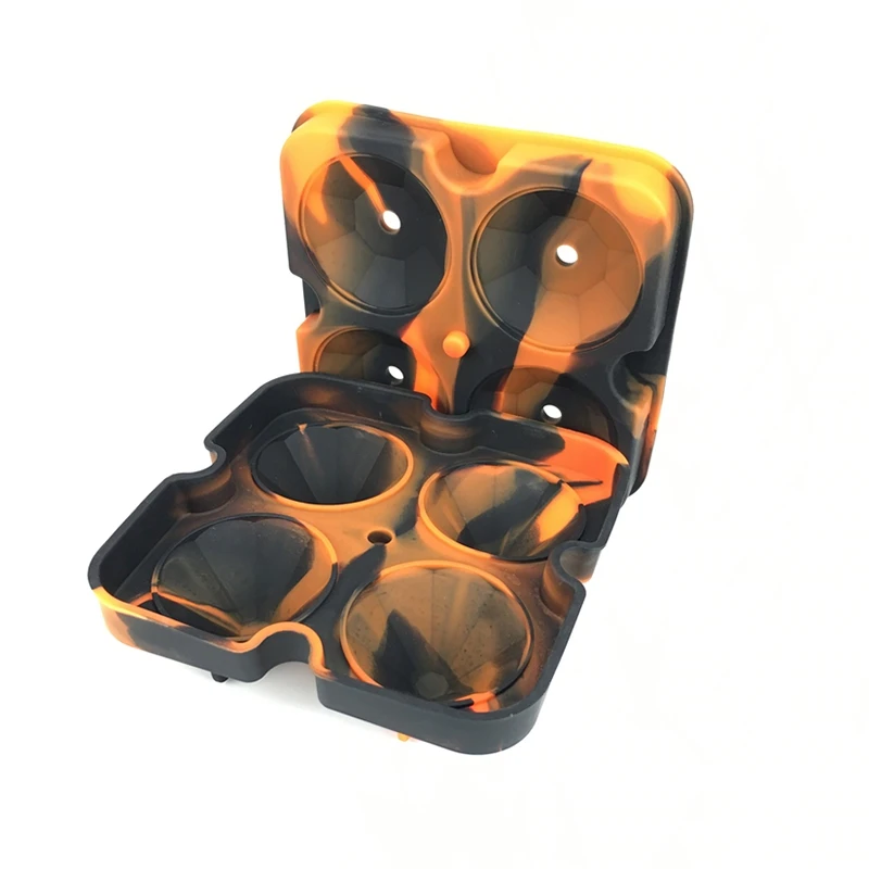 Мороженое Инструменты Алмазные Форма 3D Ice Cube Mold Maker бар вечерние силиконовые шоколада Вино Виски инструмент Кухня инструменты