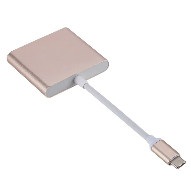 USB-C к HDMI 3 в 1 кабель конвертер для samsung huawei Apple Usb 3,1 Thunderbolt 3 type C переключатель к HDMI 4K адаптер кабель 1080P