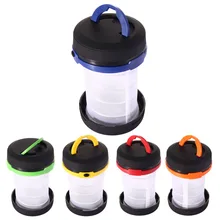 Outdoor Waterproof Camping Lantern Collapsible Flashlight Led Lantern Light Weight safely Lampshade Circle Tent Hanging Lantern