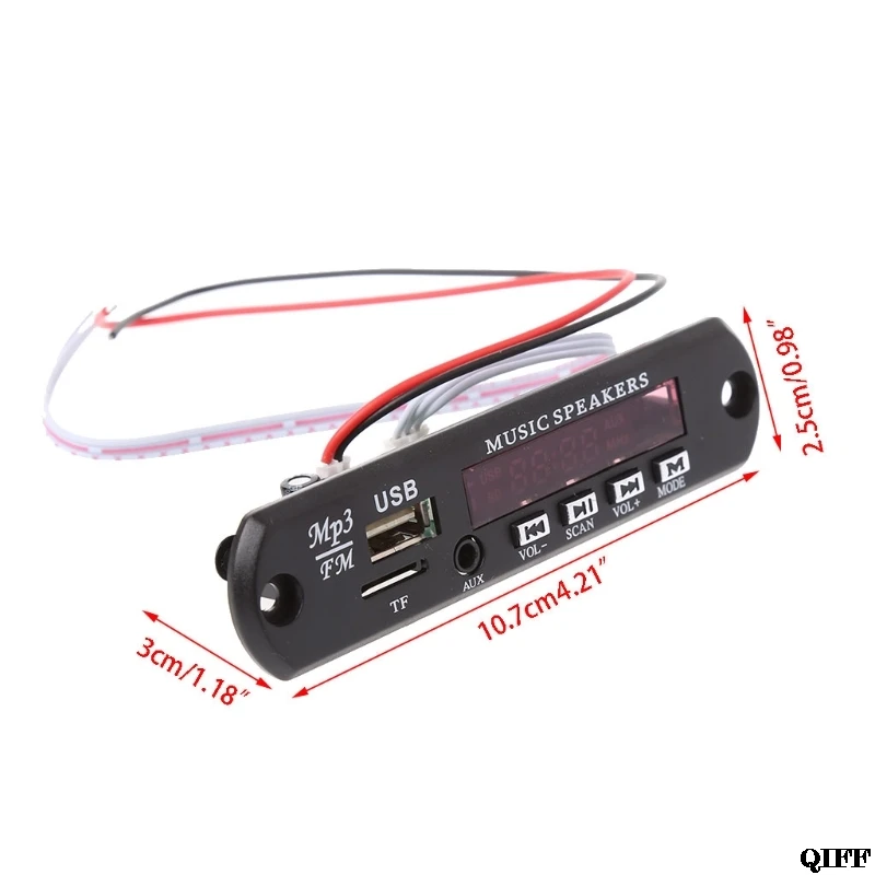 MP3 декодер доска Дистанционное управление USB MP3 WAV MMC TF карта FM Cut память May06