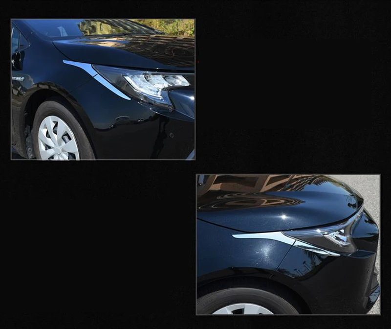Для Toyota Corolla хэтчбек 2019 2020 Автомобильная передняя фара лампа декоративные полосы
