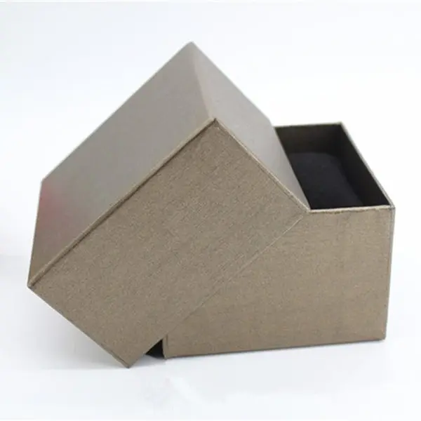 Высококачественный картон коробки для хранения часов новые мужские механические часы коробка для демонстрации подарочный футляр для украшений можно настроить логотип - Цвет: Коричневый