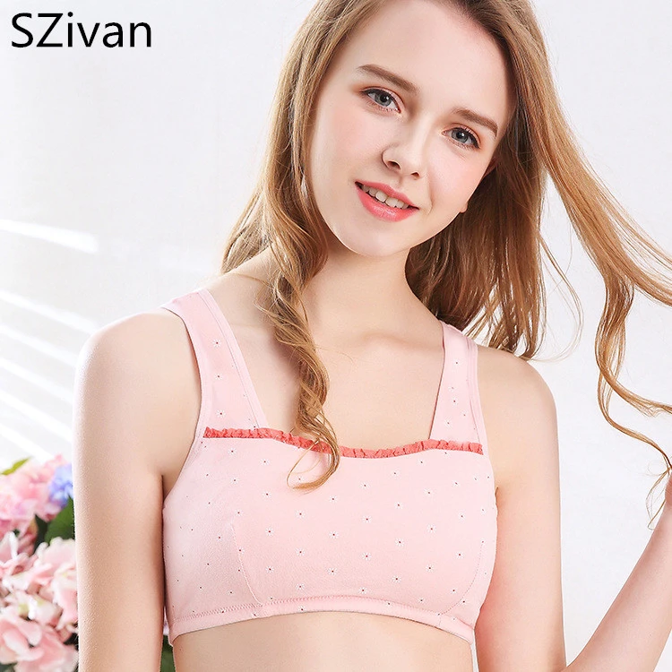 綿のベストスタイルの女の子ブラジャー弓かわいい学生下着トレーニングブラジャー用女の子 Training Bra Training Bras For Girlsgirls Bra Aliexpress