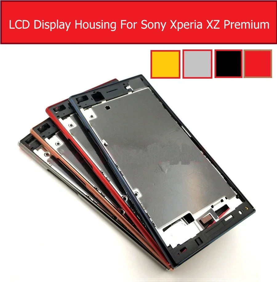 Корпус ЖК-дисплея для Sony Xperia XZ Premium G8142 XZP передняя ЖК-панель средняя рамка корпус