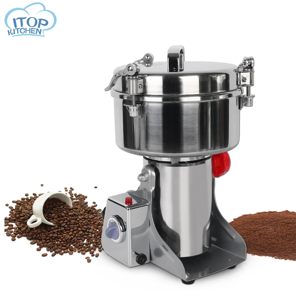 

Pulverizer in Mills 2300W Electric Food Grain Grinder Chopper Soybean Corn Herb Coffee Bean Automatic Milling Pulverizer Machine