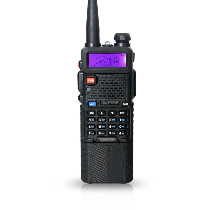 

Baofeng UV-5R Walkie Talkie 5W 3800mAh Ham Radio VHF 136-174MHz UHF 400-520MHz Baofeng UV-5R Radio Communicator Station