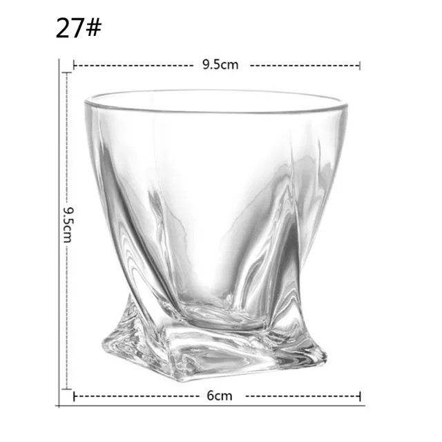 UPORS креативные Прозрачные коктейльные стаканы, барный инструмент, виски, прозрачные кунг-фу, бокалы для вина, пивные стаканы, вечерние, для отеля, подарок, посуда для напитков - Цвет: 01