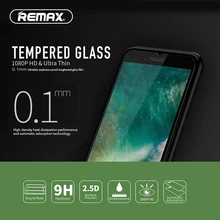 REMAX 0.1mm Ultra-thin High Definition Tempered Glass Screen Protector for iPhone 7 7 Plus Protective Film With Rear Protector