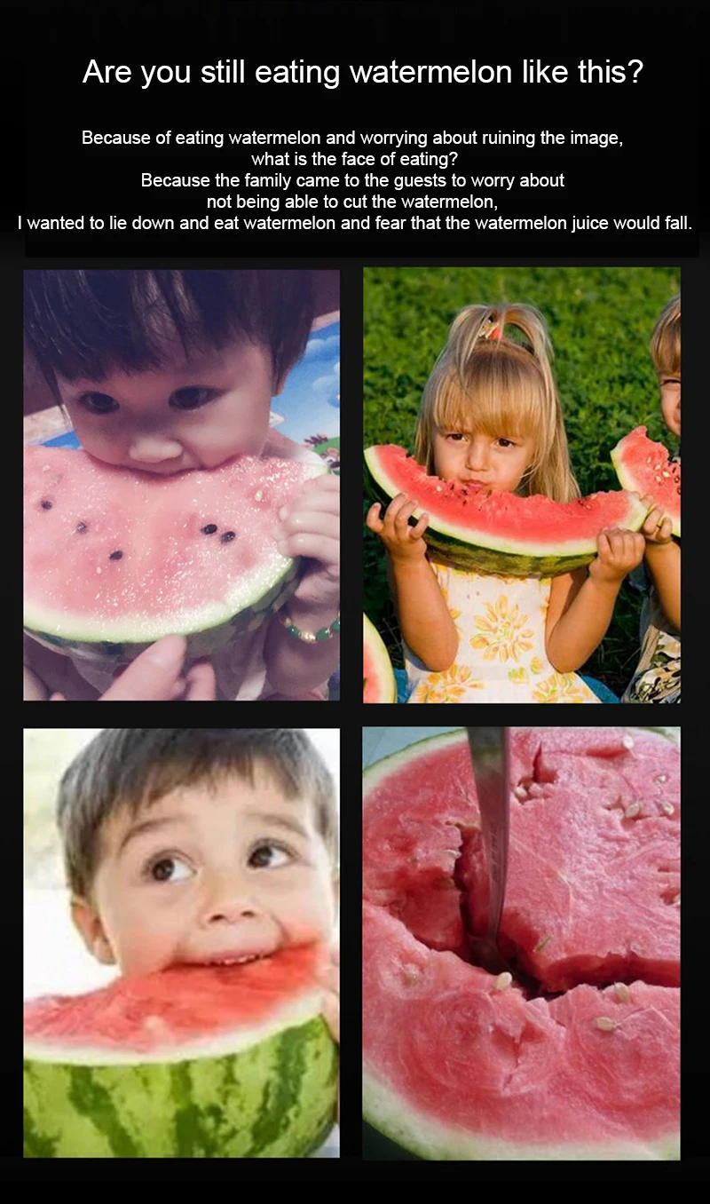 Watermelon Cutter Windmill Shape Plastic Slicer for Cutting Watermelon Power Save Cutter