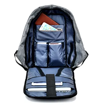 

17 inch usb tsa anti theft business waterproof Men laptop backpack big bag School backpack bags Nylon Waterproof travel bags