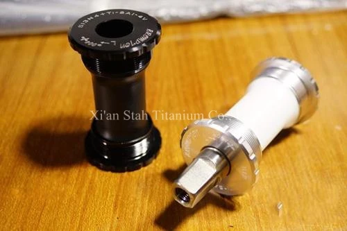 

Bicycle Brompton Bottom Bracket with Titanium TC4 Axle + Ceramic Bearing Balls Light Weight for Bike Brompton Crankset