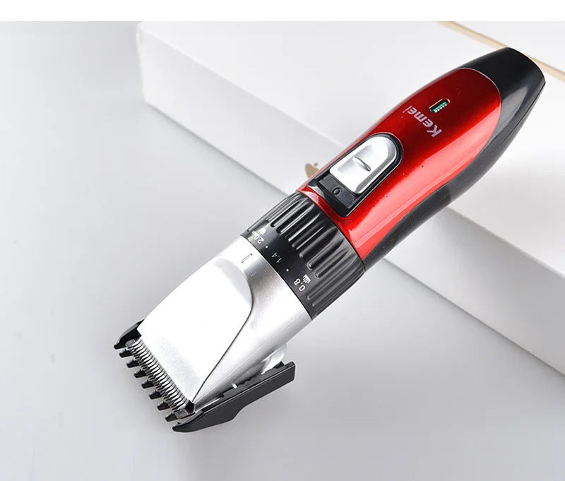 Kemei Hair Trimmer Rechargeable Electric Hair Removal Men Hair Cutting Machine with Adjustable Comb Professional Hair Clipper Kemei Hair Trimmer Rechargeable Electric Hair Removal Men Hair Cutting Machine with Adjustable Comb Professional Hair Clipper