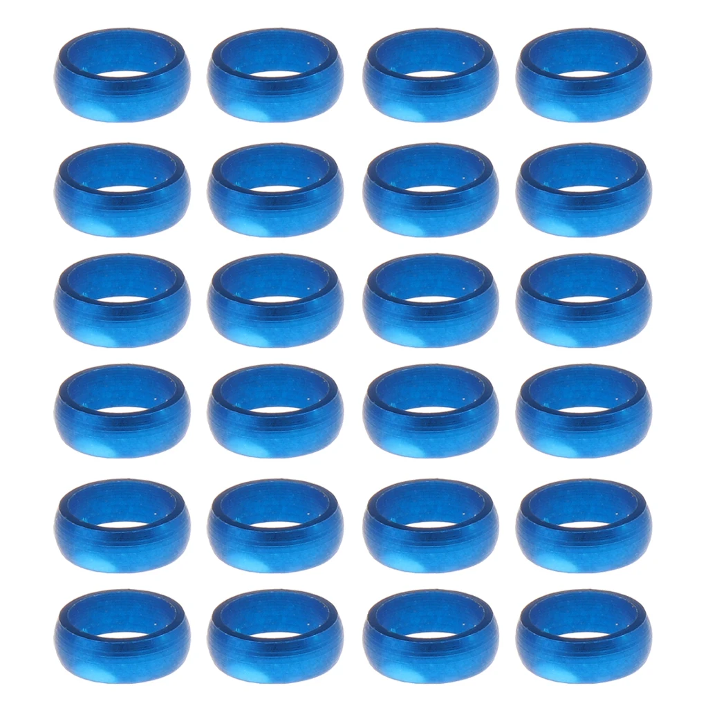 High Quality 24 Pieces Dart Sharft Protect Flights O Rings Spare Gripper Ring Blue Indoor Game Darts Accessories