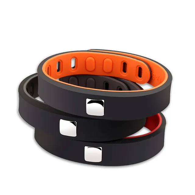 New Magnetic Silicone Bracelet Healthy Two Color Energy New Magnetic Silicone Bracelet Healthy Two Color Energy For Men And Women