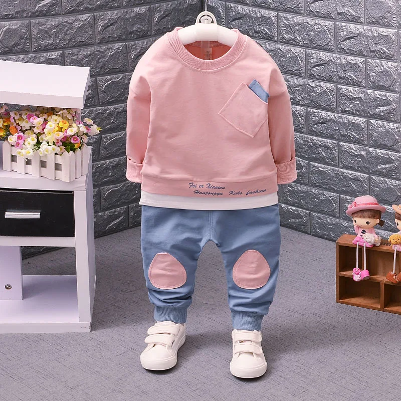 

Baby Boy Clothes 2019 Autumn New Clothing Children's Wear Long Sleeve Sweater Cotton Turtleneck Two Piece Suit 1-4 Year old