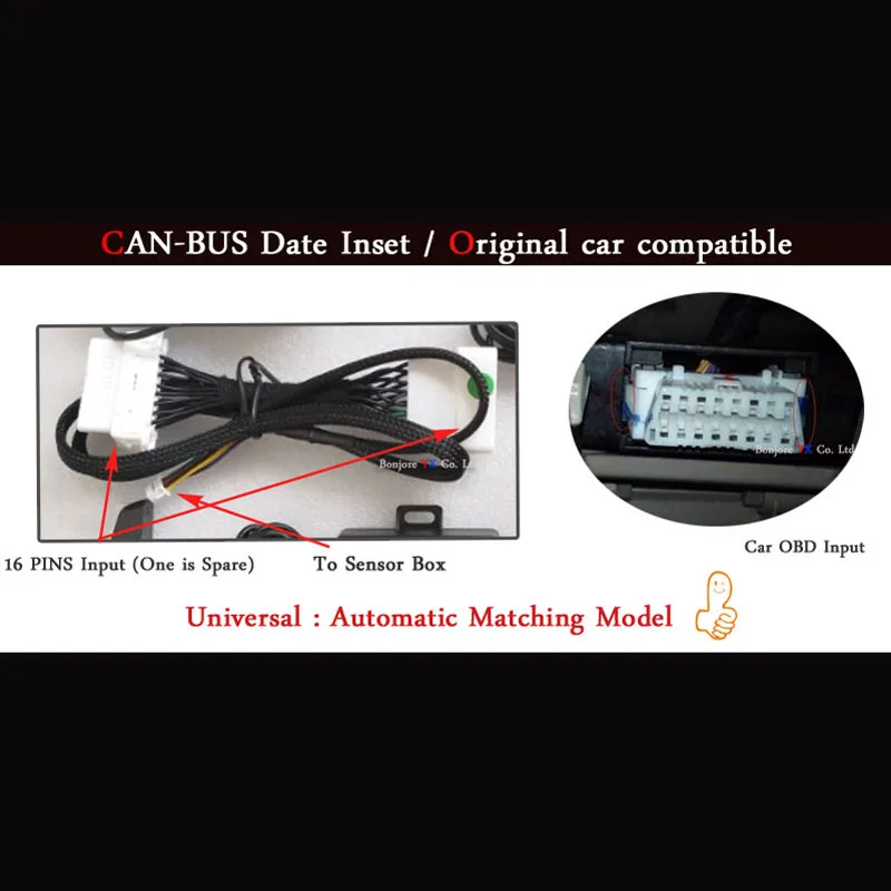 Koorinwoo 2019 OBD система отслеживания скорости видео парковка с сигнализацией и