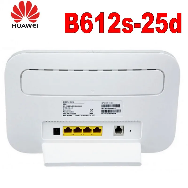 Лот 500 шт. huawei B612 разблокирована 4 г LTE Cat 6 CPE B612s-25d wi fi маршрутизатор 300 Мбит мобильный МИФИ