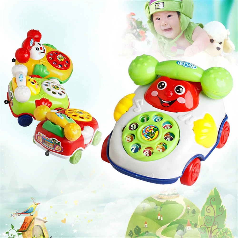 Plastic Kitchen Toys Toy Phone Educational Simulated Pretend Play Simulation Phone Kids Classic Toy