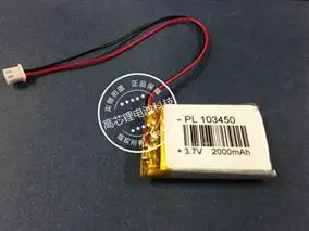 

3.7V polymer lithium battery, 103450 mobile power, GPS e-book, handwriting screen, 1800MAH Rechargeable Li-ion Cell