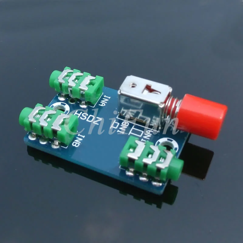 Audio switch board 3.5 audio input block A B two groups of audio input