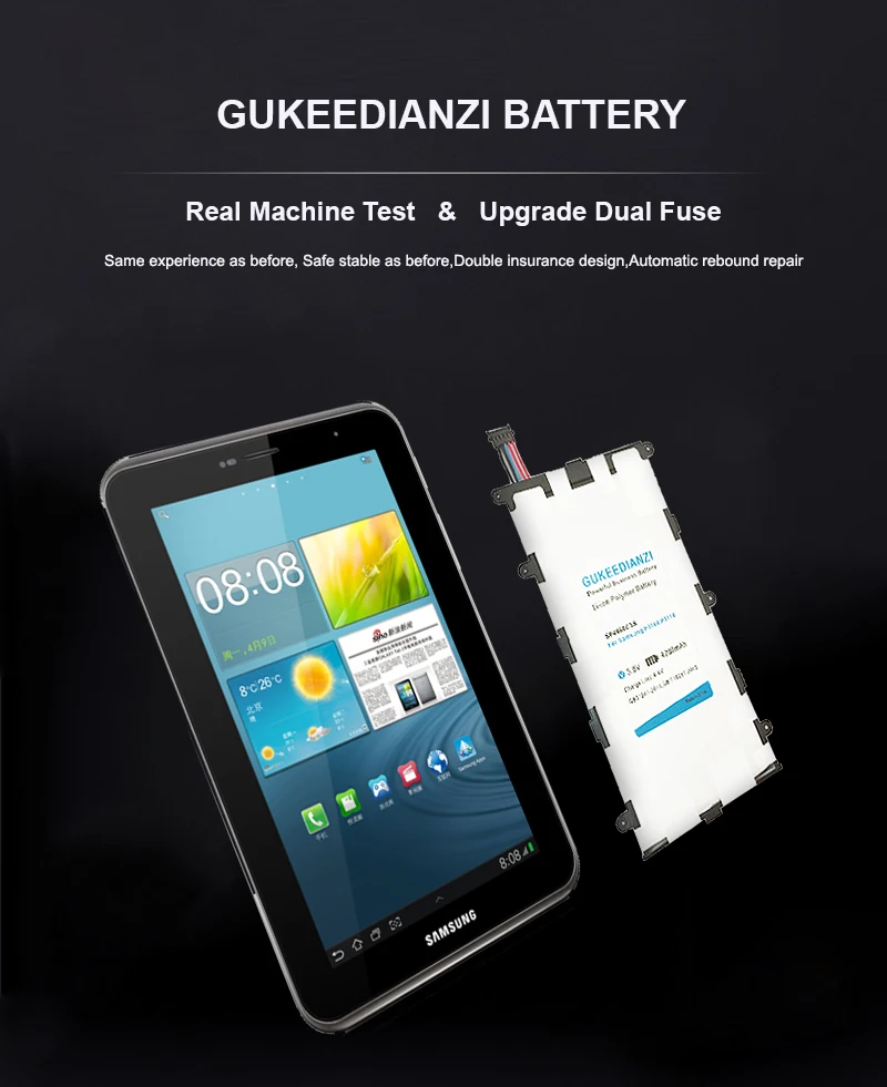 GUKEEDIANZI 6800 мАч SP4960C3B планшеты ПК батарея для samsung GALAXY Tab 2 7,0 GT P3100 P3110 P3113 P6200 P6210