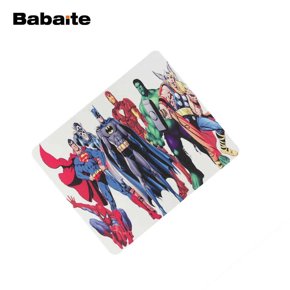 Babaite250x290x2mm Marvel Comics Супергерои коллаж индивидуальные Мышь Pad моды Мстители компьютер Тетрадь игровой Мыши компьютерные Коврики pad