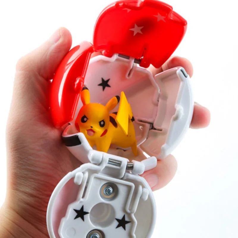 1 или 4 шт Pokeball Go игрушки Pocket Monster взрыв Pokeball Пикачу супер мастер игрушечные фигурки героев для детский праздничный костюм подарок