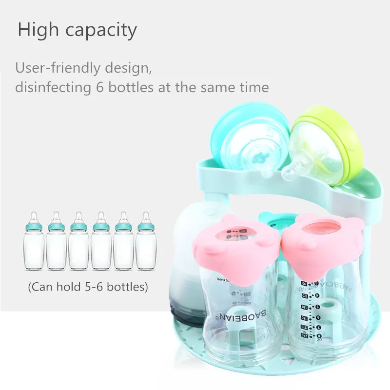  Baby Feeding Sterilizer Baby Bottle Warmer Multifunctional UV Sterilization 220V Health Tableware T