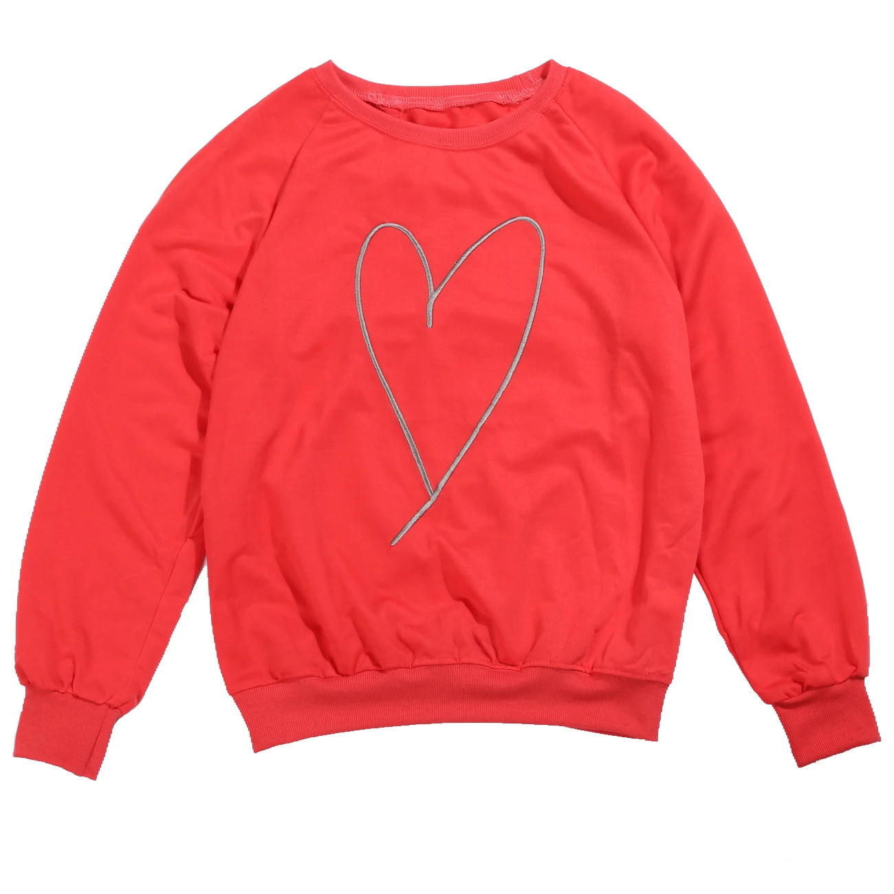 

2018 Family Matching Clothes Women Mother Baby Boy Kid Long Sleeve Shirt Sweats Sweatshirt Valentine Top Heart Pattern Clothes
