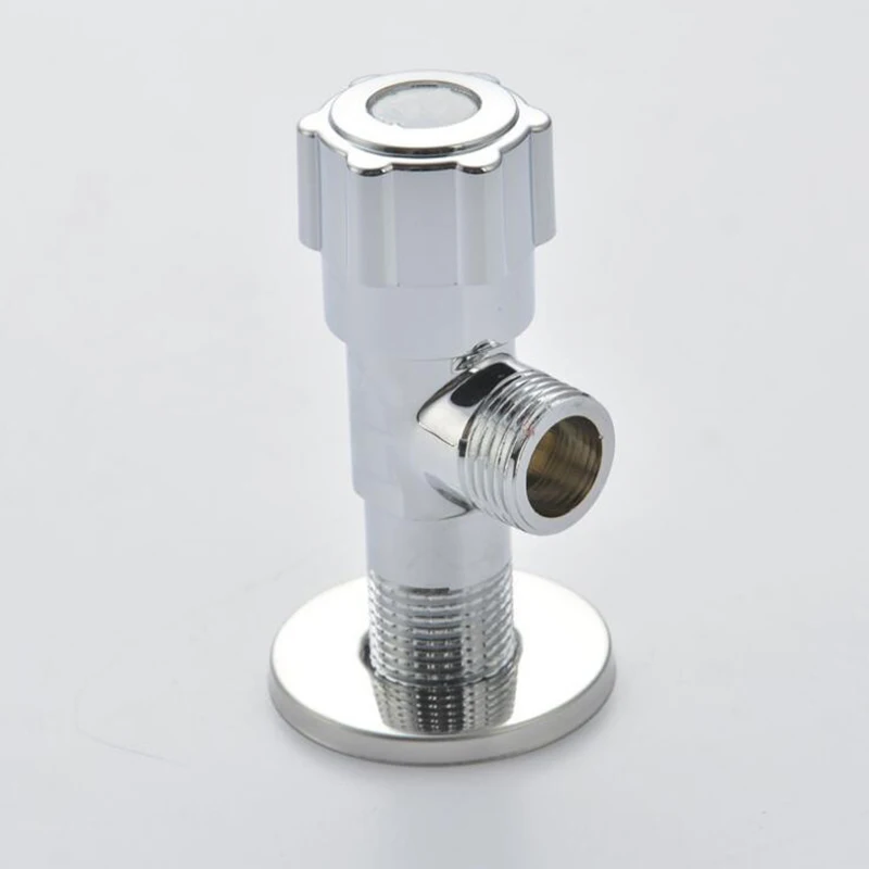 2017 New Brass Kitchen Wall Tap Hot And Cold Water Bath Triangle Valve Angle Brass Thickening