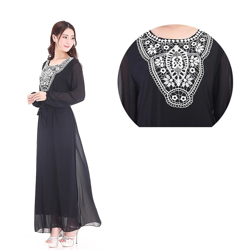 Abaya Maxikleid arabisches muslimisches Samtkleid Jellabiya Jellaba Djelaba