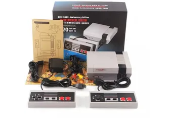 

10pcs Mini Retro Classic Video Game Console Built-in 620 Games 8 Bit PAL&NTSC Family TV handheld game player Double Gamepads