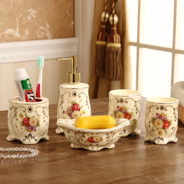 Gratis verzending bad 5 stks keramische badkamer artikelen voor ... Gratis verzending bad 5 stks keramische badkamer artikelen voor ...