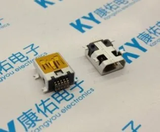 

10pcs smd chip 10 Pin Mini USB Female Jack Socket Connector good Quality IC