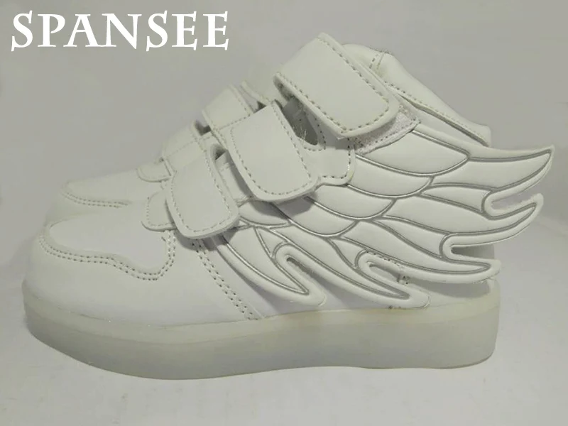 Size 25-37 Children LED Shoes Baskets Boys Girls Glowing Luminous Sneakers with Light Sole Kids Light Up Sneakers LED Slippers