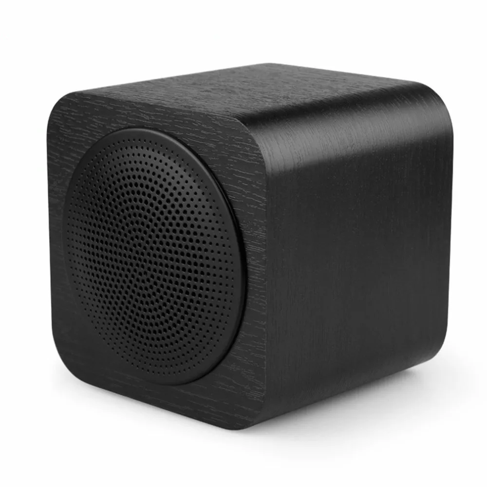 Small Size Wireless Bluetooth Music Player Speaker Luxury Wooden Design