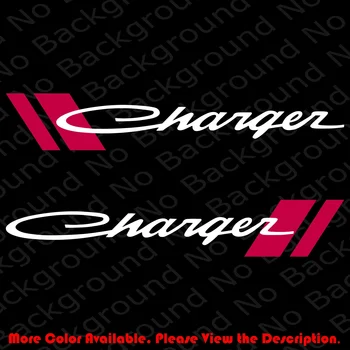 

For (2Pcs) PAIR of Old Script CHARGER (2-Layer Vinyl) Car Window Die Cut Decal Dodge RC095