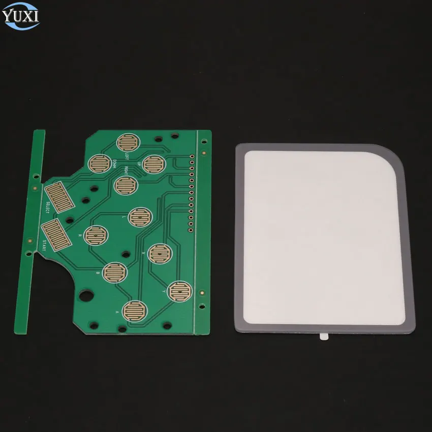YuXi-Placa Controladora PCB com Tela de Lente de Vidro para Gameboy, 6 Botão, Comum, Chão, Raspberry Pi, GBZ, DMG-01, Gamboy Zero