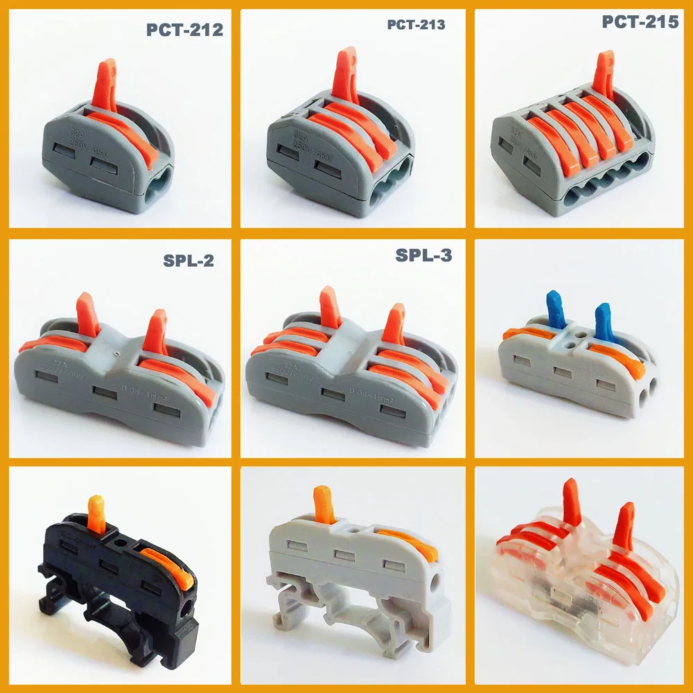 

new type plug in wire connector power cable connector 3pins wire connector terminal electronic teriminal block connection