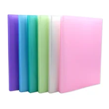 Цветная папка формата А4, папка-вкладыш, прозрачная пластиковая папка для файлов, Студенческая бумага, классификация, канцелярские принадлежности