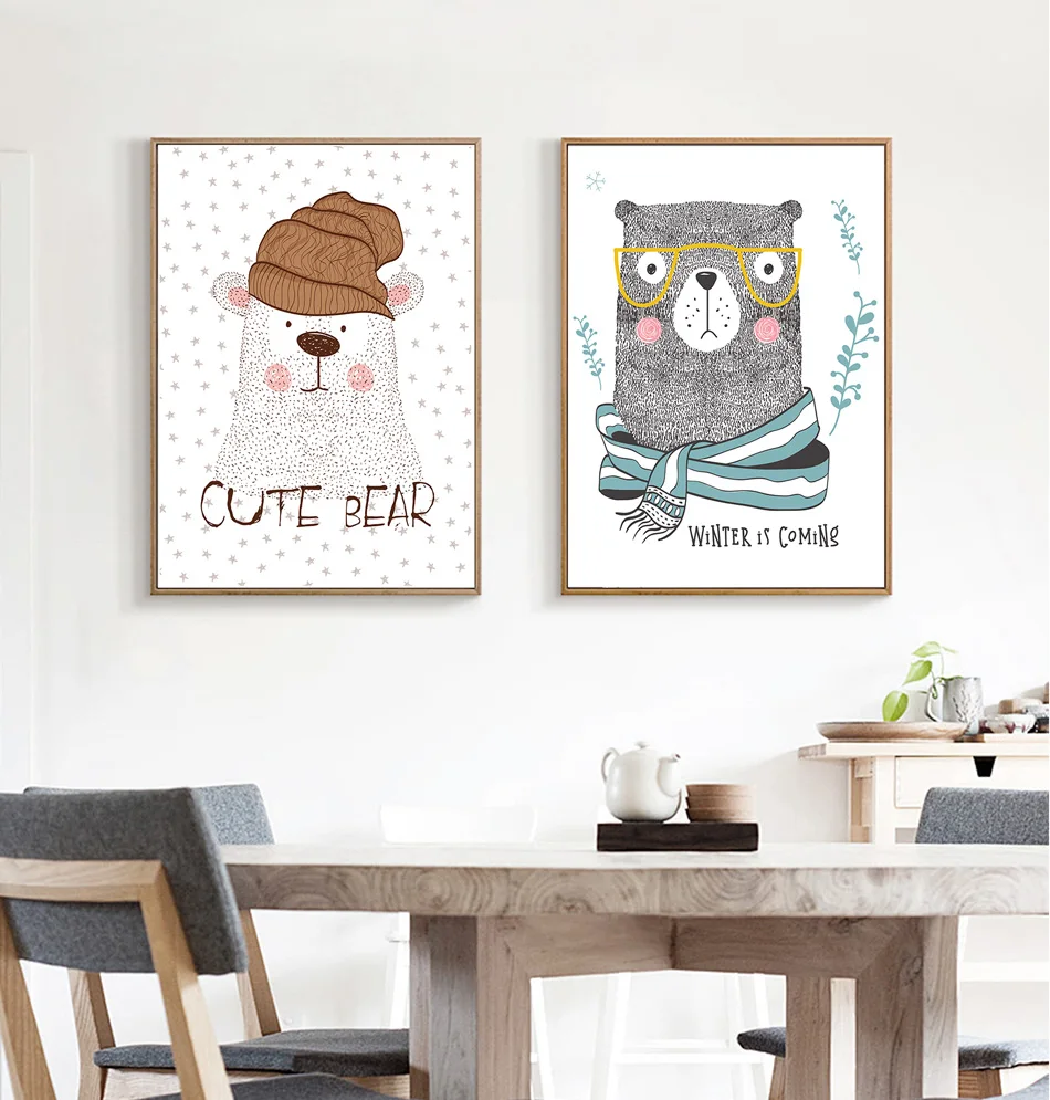 Nordic-style-New-Art-Poster-Art-Canvas-pictures-Painting-Wall-Picture-Print-Modern-Home-Decor-Cute (2)