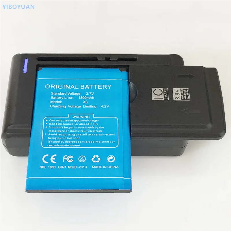 3,7 V 1800 mAh Для Doogee X3 батареи+ SS-C1 зарядное устройство