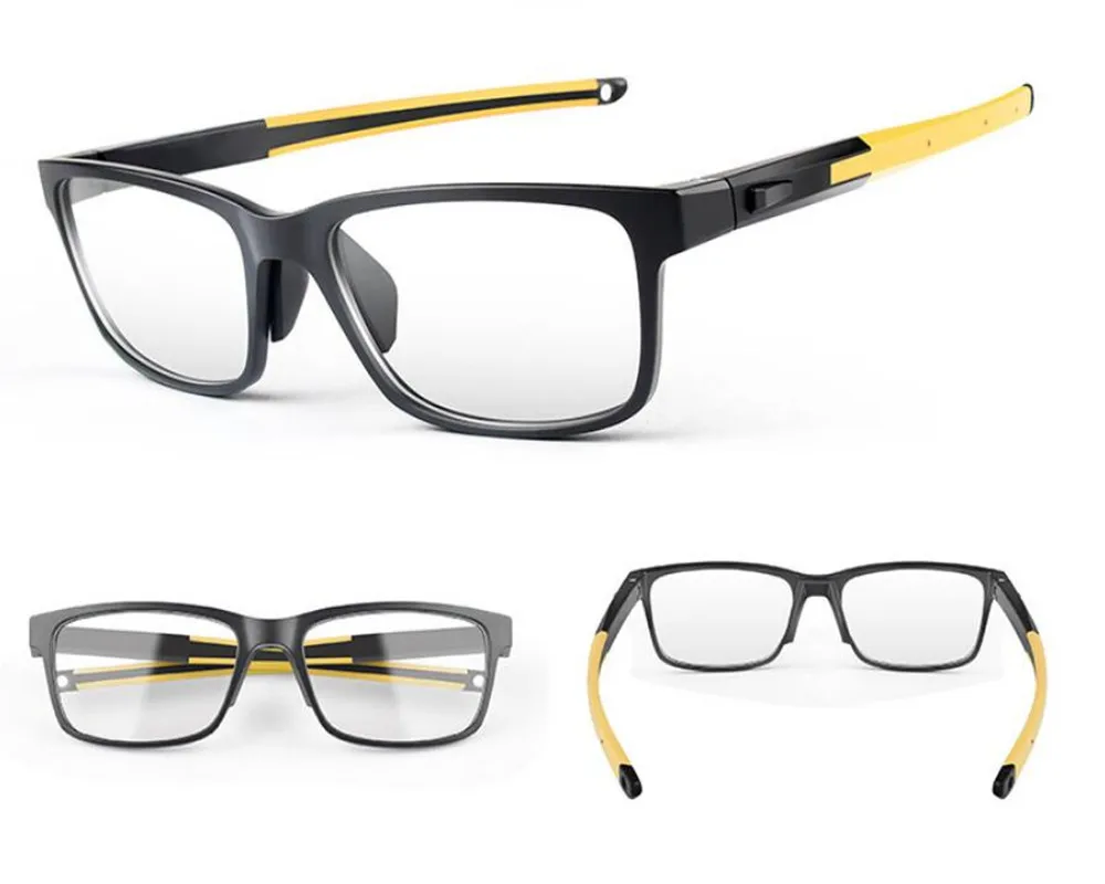 MONGOTEN TR90 Sports Unisex Fashion Acetate Optical Eyeglasses Ultralight Frame Detachable Temple Goggle Myopia Spectacle
