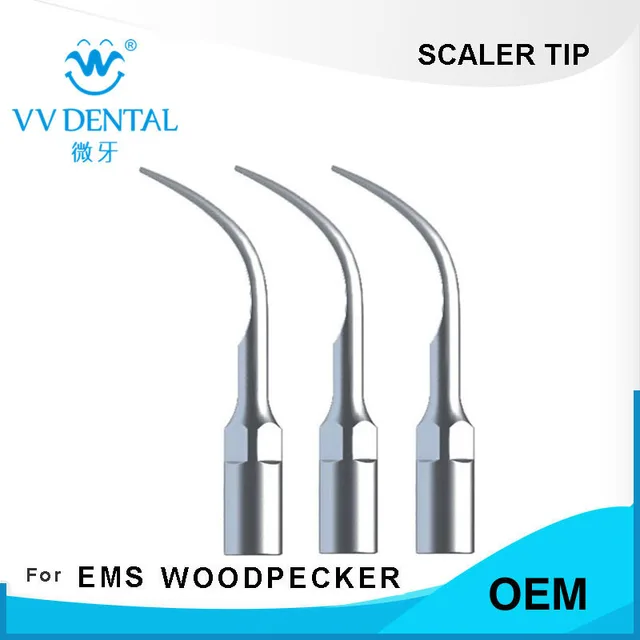 3pcs G5 dental scaler tips ultrasonic tip for EMS WOODPECKER,HENRY