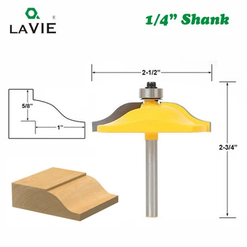 

1pc 1/4" Shank Raised Panel Router Bit Ogee & Bead Cove Door Milling Cutter for Wood Cutting Woodworking Router Bits