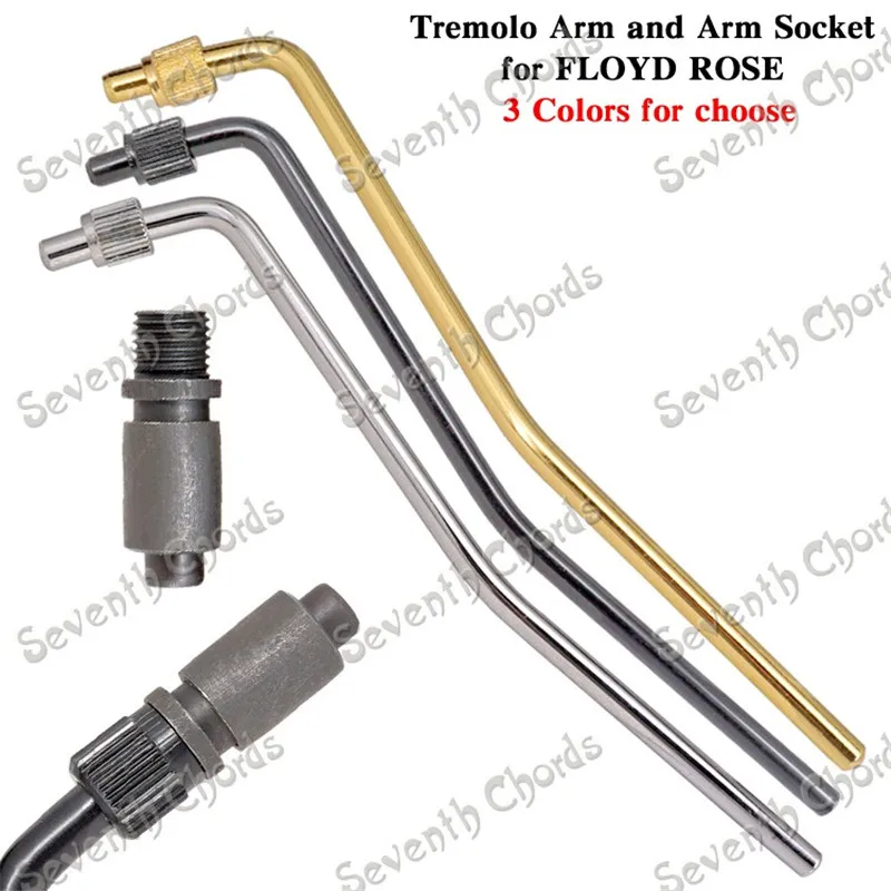 

A Set Tremolo Bridge Tremolo Arm Whammy Bar and Arm socket Jack For Electric Guitar accessories parts Chrome Black Gold choose