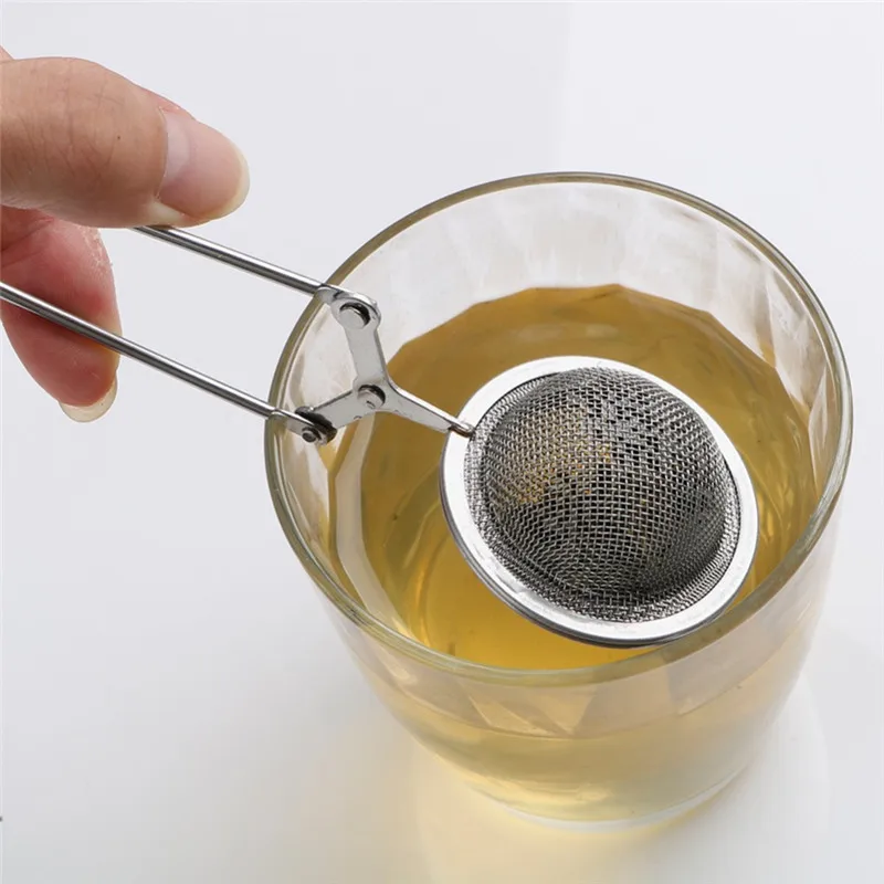 

Kitchen Stainless Steel Tea Egg Shape Tea Infuser Kitchen Clamped Infuser Filter Pipe Design Home Accessories