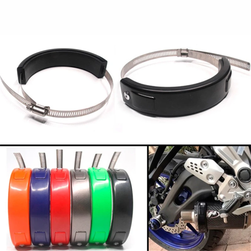

High Quality Motorcycle Accessories 100-160mm Universal Round Exhaust Protector Exhaust Pipe Fixing Rings
