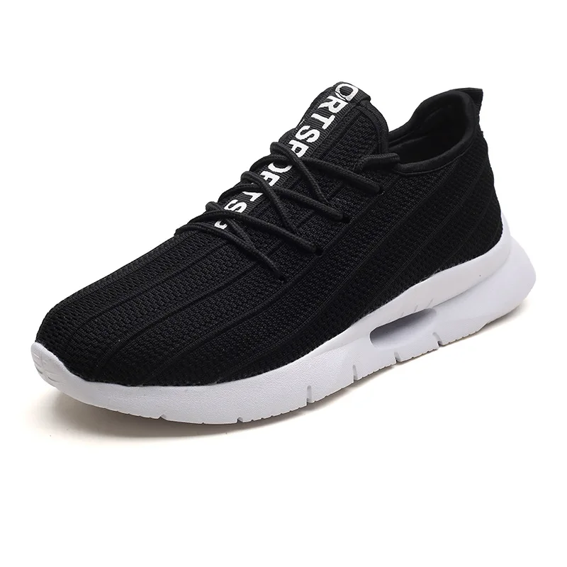 

sneakers men 2018 summer new Breathable flying fabric Running Shoes Outdoor antiskid Lightweight Sports Shoes Large Size40-46